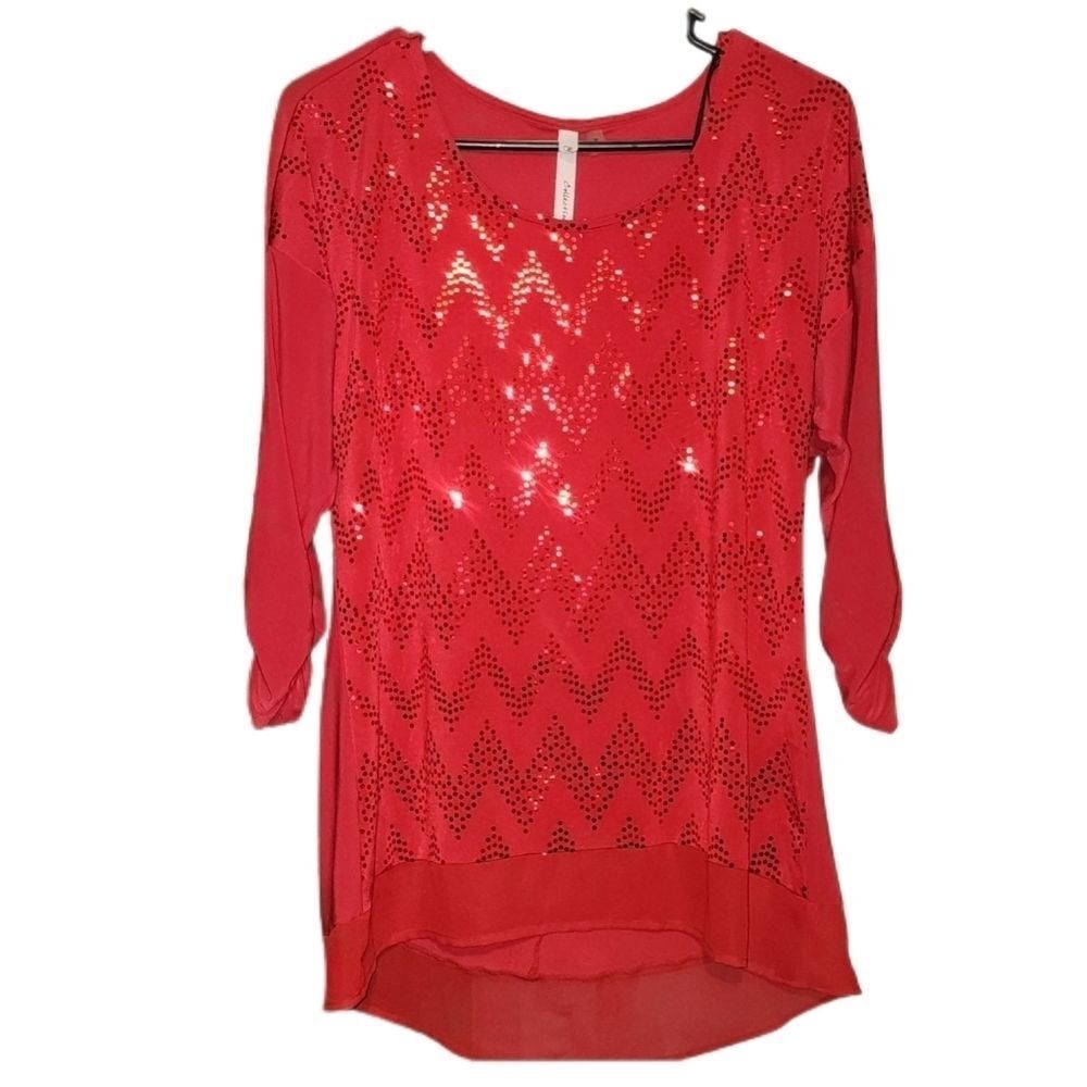 LADIES sequined blouse